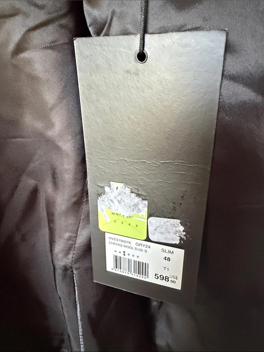 The Kooples Gray Glen Plaid Sport Coat